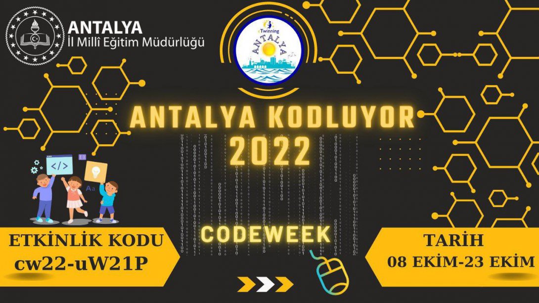 Uluslararası Kod Haftası-Antalya Kodluyor 2022 Etkinliği