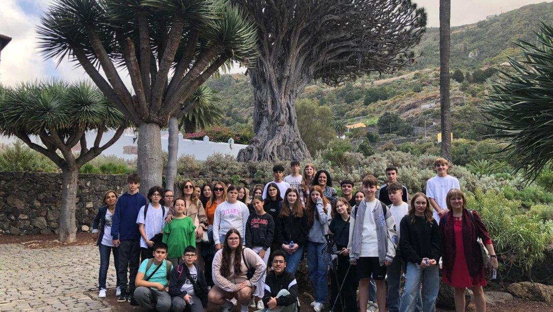 Okul Eğitimi Akreditasyonu kapsamında Tenerife'de Kültürlerarası Buluşma: Erasmus+ İle İspanyol, Alman ve Türk Öğrencilerin Eğitim Köprüsü